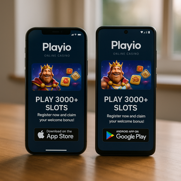 Playio Casino - Apper for mobil - iOS og Android